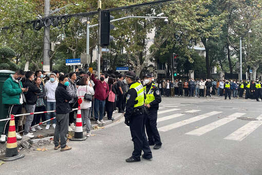 В центре Пекина прошел митинг против антиковидных ограничений