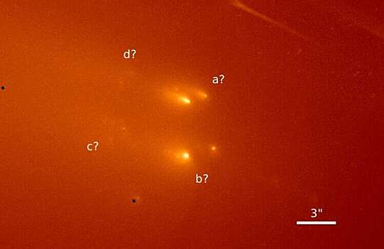 Hubble прислал новые снимки остатков кометы ATLAS