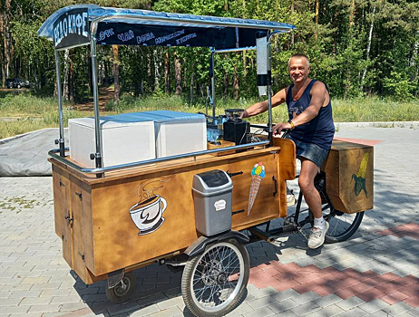 Свердловчанин создал первое в России передвижное велокафе