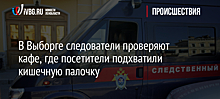 В Выборге следователи проверяют кафе, где посетители подхватили кишечную палочку