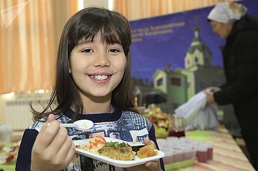 Пища для души: фестиваль православной кухни "Постный стол 2018" в Алматы