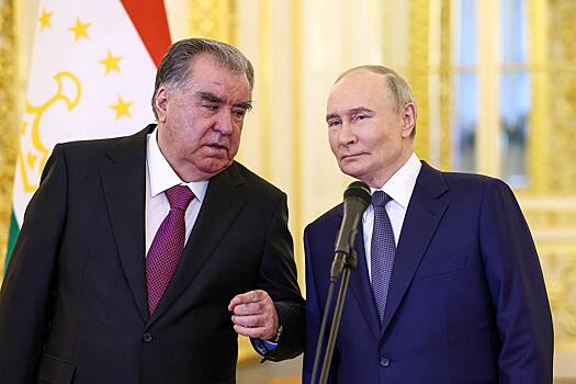 Путин назвал долю рубля в торговле с Таджикистаном