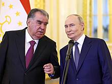 Путин назвал долю рубля в торговле с Таджикистаном