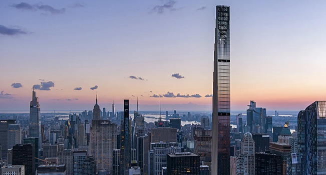 В США построили самый тонкий в мире небоскреб