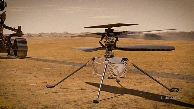 Что угрожает вертолету на Марсе