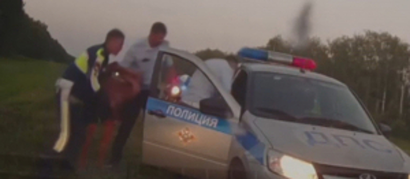 В Мордовии инспекторы ДПС задержали нетрезвого водителя, создававшего своими действиями угрозу для других участников движения