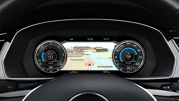 VW запатентовал сенсорную панель управления автопилотом