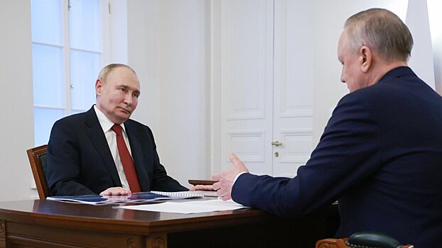 Путин встретился с&nbsp;Бегловым в&nbsp;Петербурге