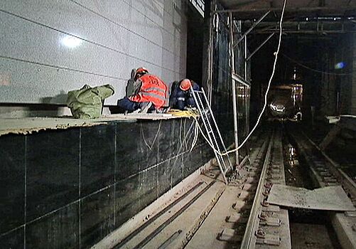 Собянин проинспектировал строительство станции "ЦСКА"