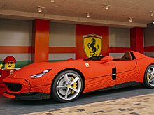 Посмотрите на Ferrari Monza SP1 из Lego в натуральную величину