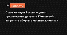 Союз женщин России оценил предложение депутата Юмашевой запретить аборты в частных клиниках