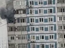 Пожар произошел в жилом доме на западе Москвы