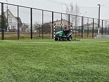 Мини-футбольное поле привели в порядок в Вороновском