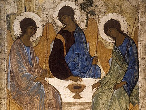 Минкультуры сообщило, что "Троицу" Рублева установили в храме Христа Спасителя