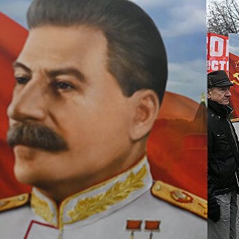 Донецк, бывший Сталино, названный так в честь Ленина. На годовщину смерти генералиссимуса