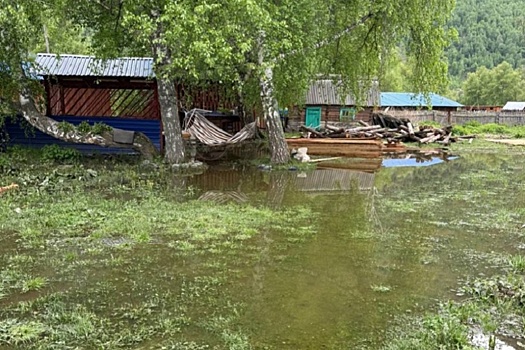Сильные дожди затопили несколько десятков домов в Горном Алтае