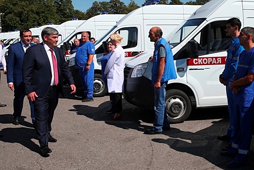 В больницы Кабардино-Балкарии поступили 17 новых автомобилей скорой помощи