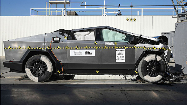 Tesla Cybertruck отличился на краш-тестах NHTSA