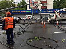 Подмосковье восстановило электроснабжение после урагана