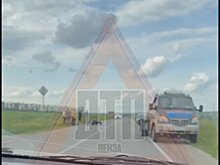 В ДТП в районе улицы Зеленодольской пострадал мотоциклист