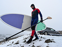 Первый в России чемпионат по зимнему серфингу начался на Камчатке