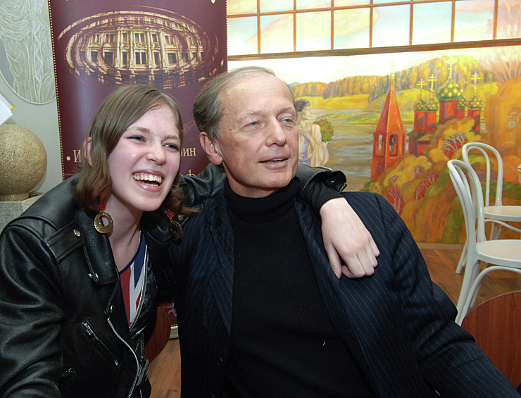 Сатирик Михаил Задорнов на встрече с читателями в ТД "Библио-Глобус", 2008 год