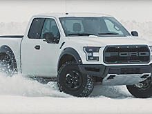 Кен Блок устроил игры в снегу на Ford F-150 Raptor