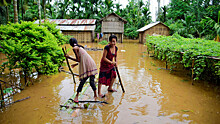 В Индии более 800 тысяч человек оказались в зоне затопления из-за дождей