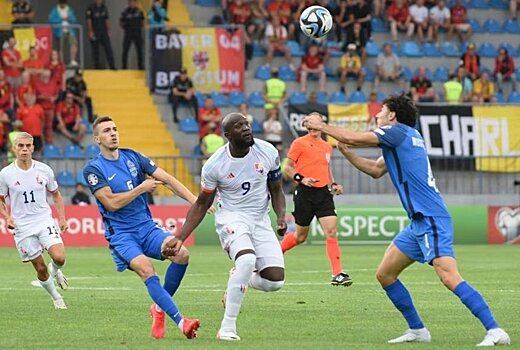 Сборная Азербайджана потерпела поражение от Бельгии в матче квалификации ЧЕ