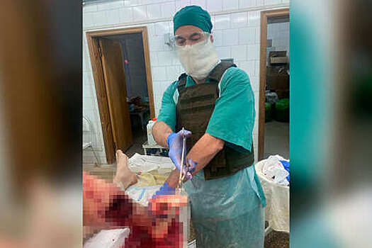 В Белгородской области врачи извлекли из ноги военного минный взрыватель