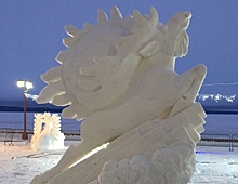Снежная скульптура ижевского мастера заняла первое место на международном конкурсе