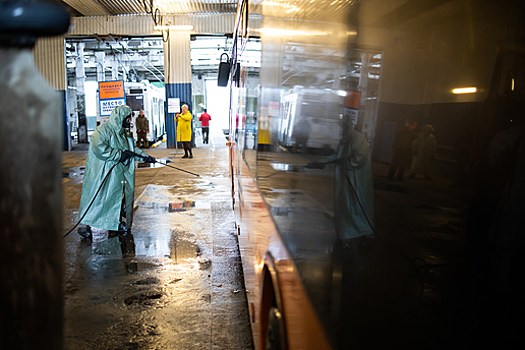 «Калининград-ГорТранс» покупает автоматические рамки для мойки автобусов и троллейбусов