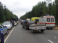 Осложнено движение на трассе А-107 в Подмосковье