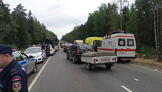 Осложнено движение на трассе А-107 в Подмосковье