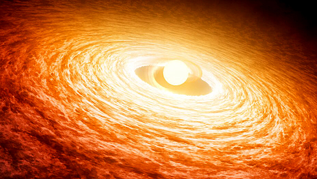 «Хаббл» обнаружил аномально высокую температуру на звезде FU Ori