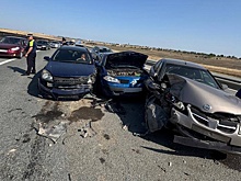 В Крыму произошли три массовых ДТП из-за пожара у трассы