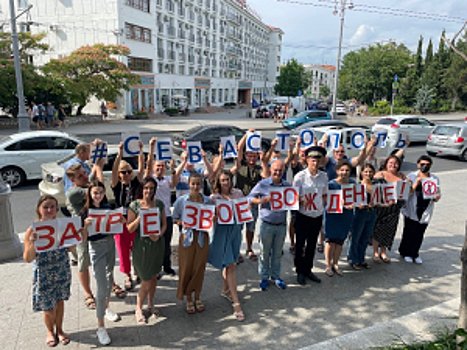 Сотрудники государственной телерадиокомпании поддержали акцию «Севастополь за трезвое вождение»