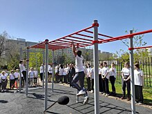 В Оренбурге в школе № 51 появилась многофункциональная спортивная площадка
