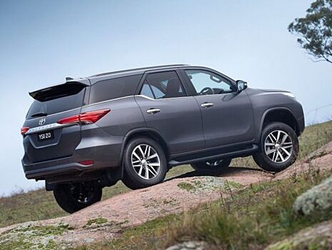 В России заметили закамуфлированный Toyota Fortuner