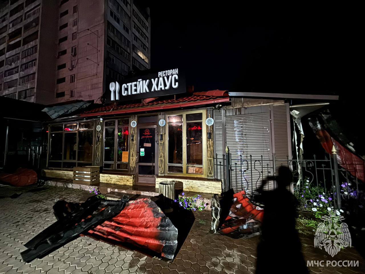 Произошел пожар в ресторане «Стейк хаус» в Оренбурге