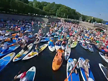 В Санкт-Петербурге стартовал крупнейший в Европе фестиваль сапсерфинга. ВИДЕО