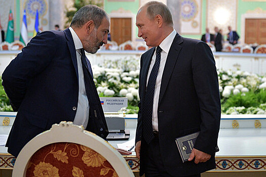Песков сообщил, что контактов Путина и Пашиняна в настоящее время нет в графике
