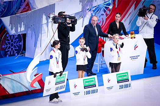 Каскад из двух квадов: 12-летняя ученица Тутберидзе выиграла ЧР по прыжкам