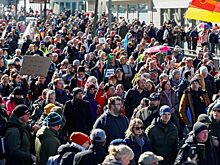 В немецком городе Цвиккау проходят протесты против санкций и энергетической политики ФРГ