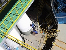 Опубликован снимок "Союза-2.1а" в предстартовой готовности