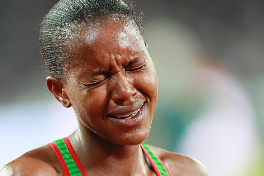 Фаит Чепнгетич Кипьегон (Кения), завоевавшая золотую медаль в забеге на 1500 метров среди женщин