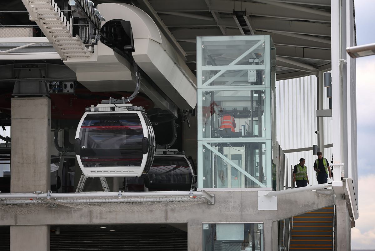 Канатная дорога Emirates Air Line, Лондон, Великобритания, Европа