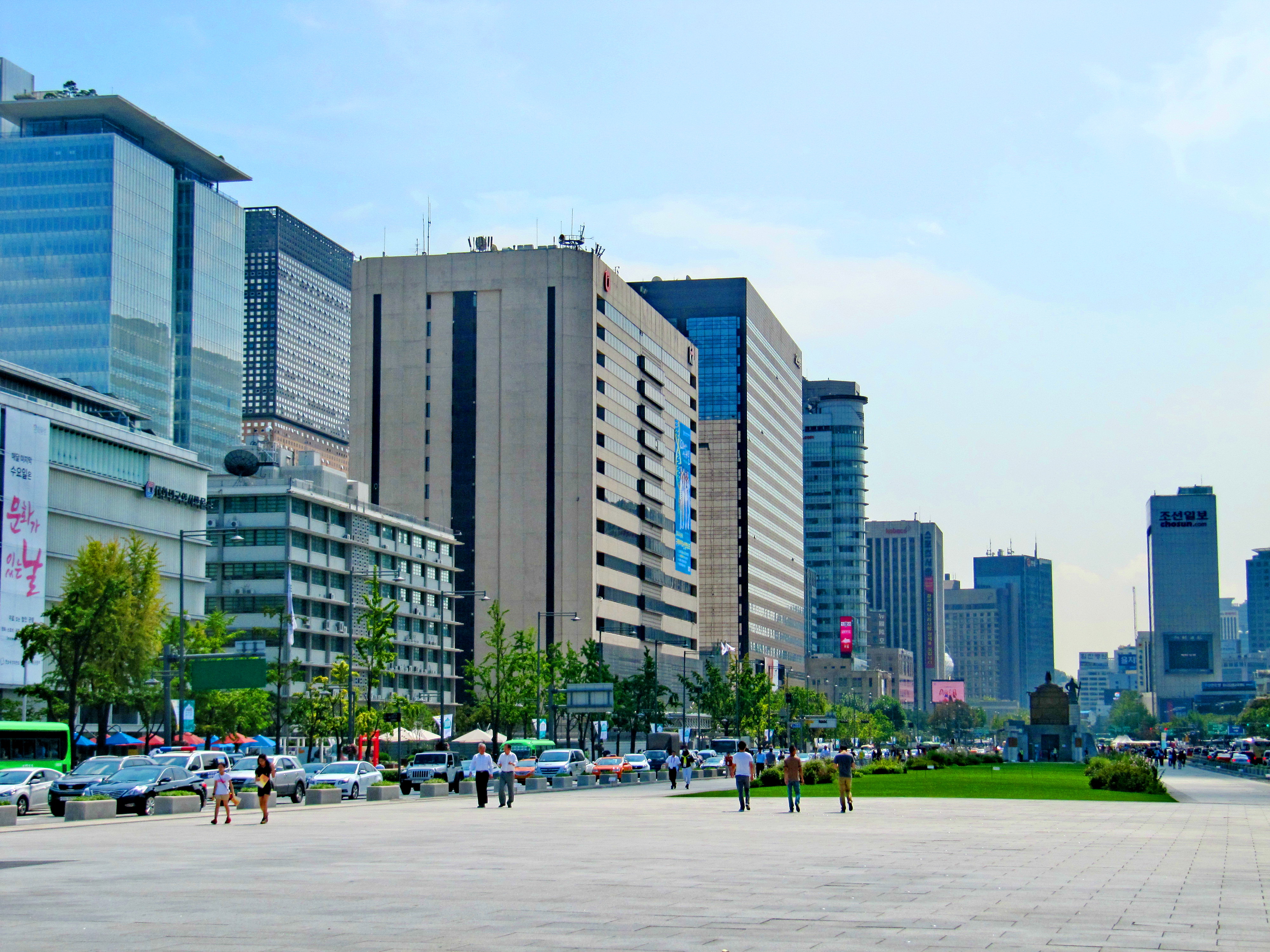 проспект Сечжон Saejong Rd, Сеул, Южная Корея, Азия