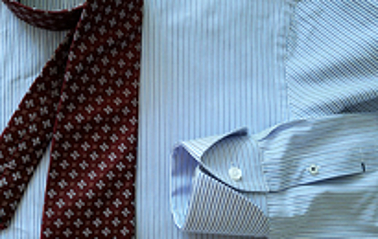Обработка рукавов в мужской сорочке по итальянской технологии: планка разреза рукава