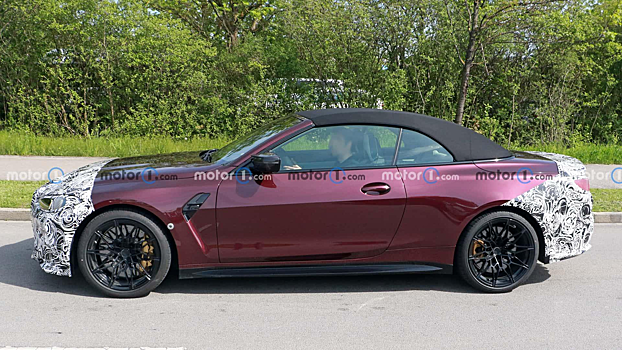 Кабриолет BMW M4 2024 впервые был показан на шпионских фотографиях